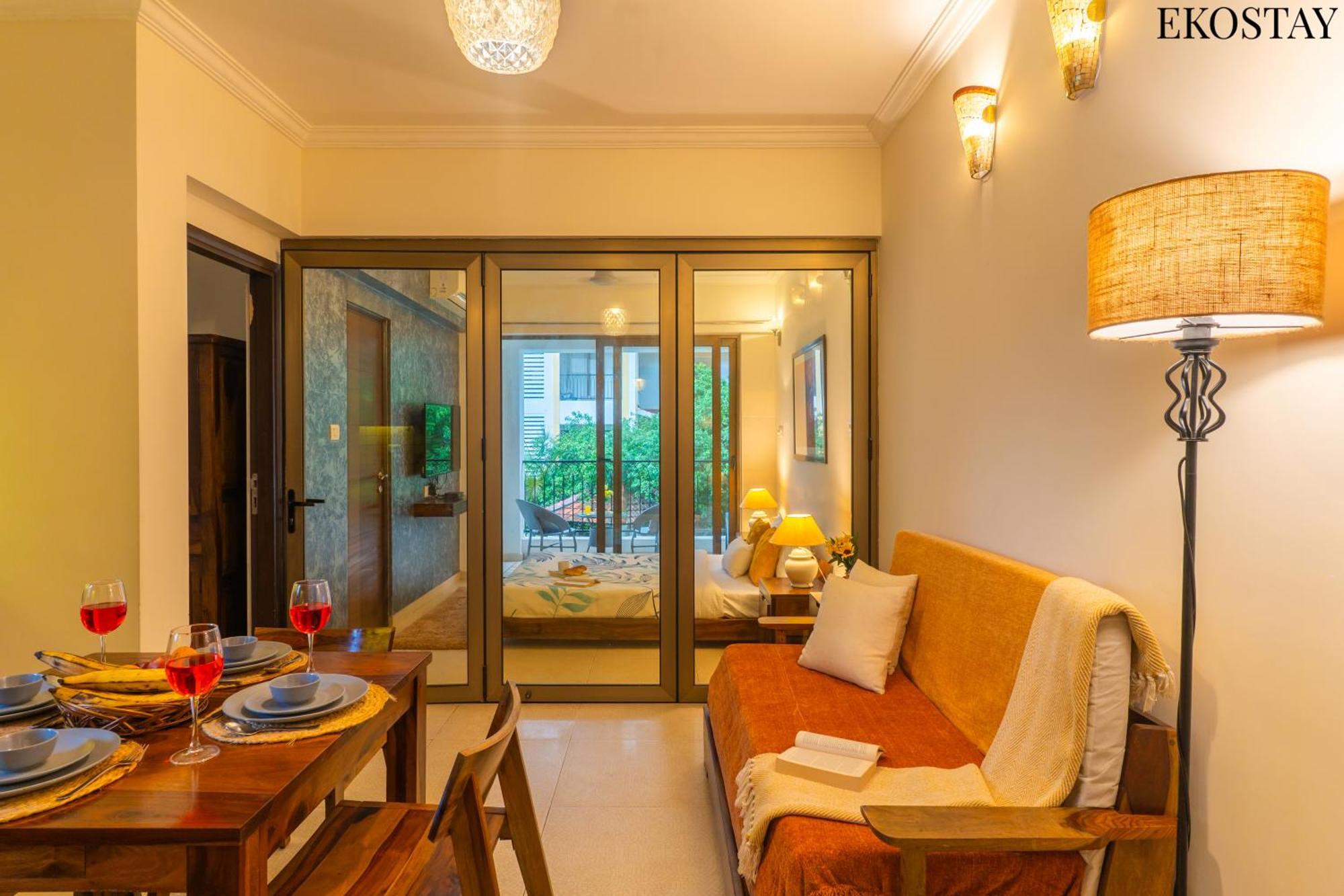 Ekostay - Belvedere Apartment Candolim Exterior foto